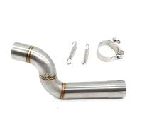 NVNZMFPPW Terminale Scarico Slip-On 51 Mm, Interfaccia Modificata Collegamento Intermedio per B&MW F900R F900XR F 900 R XR 2020-2024 Silenziatori Terminali Scarico
