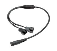 NVOQILIN 2/3/4/5 Vie PC Fan Power Adapter Cavo Splitter Cavo Linea 37 centimetri Lunghezza Cablaggio Rame Stagnato per Case Computer PC Fan Link Wire
