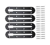 NVOQILIN 2 / 4 pezzi Kayak Slide Binari Staffa Kayak Accessori Mount Track Canna da pesca Supporto Base Rack Facile da Usare Basso Profilo