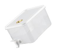 NVOQILIN 5L Trasparente Frigorifero Distributore Di Acqua Con Rubinetto A Prova Di Perdita Contenitore Bevande Per Le Case Cucina U