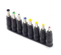 NVOQILIN 8 connettori femmina da 5,5 x 2,1 mm a maschio 3,5 x 1,35 mm/4,0 x 1,7 mm/4,8 x 1,/,5 x 1,/..5 mm/..1 mm/6,3 x 3,0 mm/6,4 x 4,4 mm Connettore di alimentazione per laptop