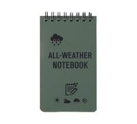 NVOQILIN All Weathers - Taccuino a spirale per tutte le condizioni atmosferiche, per scrivere sotto la pioggia, carta per tutte le stagioni