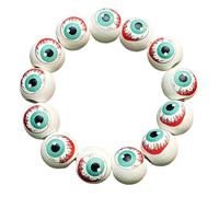 NVOQILIN Alla moda Halloween Legno Bead Pumpkin Spidererb Faccia Divertente Del Braccialetto Del Collegamento Della Mano Catena Per Gli Accessori Delle Donne Alla Moda, Misura unica, come descritto