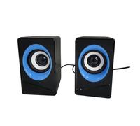 NVOQILIN Altoparlanti per computer desktop Connessione USB Salvaspazio Piccolo Grande Q Uova Subwoofer Big Q Uova