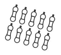 NVOQILIN Anelli in gomma elastica per lampada lampada guida registratori a specchio fissaggio gomma per vari accessori bici cinturino ciclismo