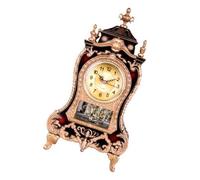 NVOQILIN Antico Orologio Da Tavolo Con Stili Europei Sculture E Melodie Carillon Orario Pendoli Per Soggiorno Ufficio Decori