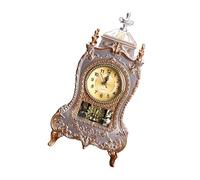 NVOQILIN Antico Orologio Da Tavolo Con Stili Europei Sculture E Melodie Carillon Orario Pendoli Per Soggiorno Ufficio Decori