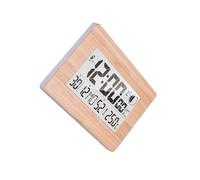 NVOQILIN Bedsides - Sveglia digitale LCD a batteria, con visualizzazione della temperatura, formato 12/24 ore, funzione snooze per camera da letto