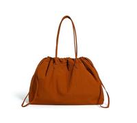 NVOQILIN Borsa a tracolla in morbido nylon ascellare borsa interna spaziosa design ergonomico borsa per spostamenti quotidiani borsa a tracolla in nylon con coulisse, Giallo