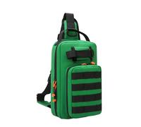 NVOQILIN Borsa a tracolla multifunzionale Borsa da pesca Borse da viaggio Sport Marsupio Arrampicata Borsa da petto, Verde