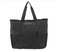 NVOQILIN Borsa da spiaggia con griglie, borsa a tracolla, borsa per giocattoli di sabbia, borsa per grandi capacità, borsa da vacanza, borsa da picnic per fitness e nuoto