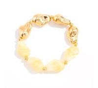 NVOQILIN Braccialetti in resina elastica alla moda dal design irregolare unico per le donne accessori versatili da indossare tutti i giorni, Misura unica, come descritto