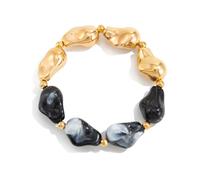 NVOQILIN Braccialetti in resina elastica alla moda dal design irregolare unico per le donne accessori versatili da indossare tutti i giorni, Misura unica, come descritto