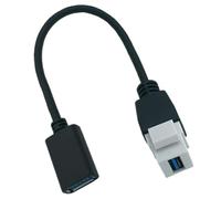 NVOQILIN Cavo USB3.0 USB Inserisci Cavo Con Adattatore Femminile A Maschio Per Piastra A Parete Pannello Collegamento USB A A Adattatore USB A