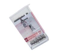 NVOQILIN Confezione da 100 perni di posizionamento in acciaio inossidabile con testa in resina antiscivolo per un fissaggio accurato del tessuto nel fai da te