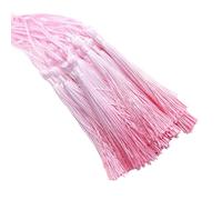 NVOQILIN Confezione da 20 nappe multicolore morbide e setose fatte a mano, piccole nappe per progetti artigianali e accessori