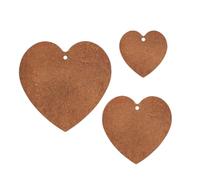 NVOQILIN Confezione da 3 pali in metallo a forma di cuore, resistenti alle intemperie, decorazioni da giardino per San Valentino e animali domestici, decorazione artistica da cortile
