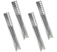 NVOQILIN Confezione da 4 bocce scorrevoli per ingresso a nido antiruggine con controllo della ventilazione con viti di montaggio