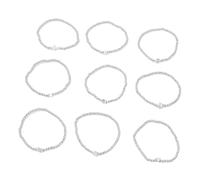 NVOQILIN Confezione da 9 braccialetti alla moda con stelle e luna, adatti per varie occasioni, accessori da indossare tutti i giorni