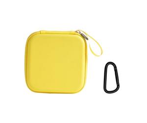 NVOQILIN Custodia da viaggio in PU per organizer protettivi antiurto con eliche e tasche per attrezzi per custodia, Giallo