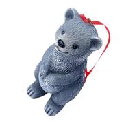 NVOQILIN Decorazione adorabile dell'orso per la piattaforma sospesa all'aperto della colofonia permanente della decorazione della pianta