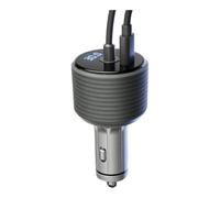 NVOQILIN Efficiente adattatore per presa auto caricabatterie per dispositivi in miniatura Link per campeggio e attività all'aperto, adattatore