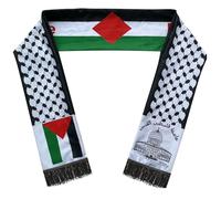 NVOQILIN Elegante copricapo turbante della Palestina per uomo e donna sciarpa con stampa mappa della Palestina copricapo alla moda per la Palestina
