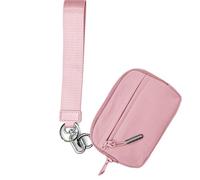 NVOQILIN Elegante portafoglio compatto in nylon antigraffio con tasca per telefono per oggetti essenziali quotidiani piccolo portafoglio alla moda, A, Bellezza di massa