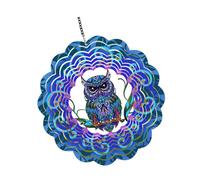 NVOQILIN Eleganti campane rotanti da appendere in ferro, per finestre, pareti, giardini, terrazze, balconi, decorazione