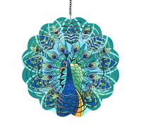 NVOQILIN Eleganti campane rotanti da appendere in ferro, per finestre, pareti, giardini, terrazze, balconi, decorazione