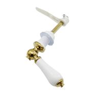 NVOQILIN Eleganti leve in ceramica per cassetta WC, stile vittoriano, con finitura in lega, accessorio per bagni moderni, maniglia per sciacquone WC in ceramica