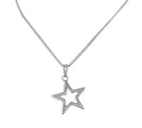 NVOQILIN Femminile Trend Net Red Clavicola Catena a cinque punte Collana Stella Studente Temperamento Semplice Vento Freddo Collana a cinque punte Stella Collane per le donne, Misura unica, come