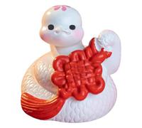 NVOQILIN Figurina adorabile del serpente per l'esposizione dell'ufficio della decorazione domestica che simboleggia la prosperità della ricchezza nella cultura cinese