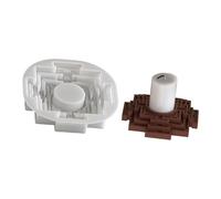 NVOQILIN Fiore Forma Silicone Portacandele Stampi Per Fai Da Te Fabbricazione Ad Alta Temperatura Resistente Riutilizzabile Artigianale Home Decors