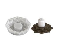 NVOQILIN Fiore Forma Silicone Portacandele Stampi Per Fai Da Te Fabbricazione Ad Alta Temperatura Resistente Riutilizzabile Artigianale Home Decors