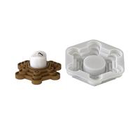 NVOQILIN Fiore Forma Silicone Portacandele Stampi Per Fai Da Te Fabbricazione Ad Alta Temperatura Resistente Riutilizzabile Artigianale Home Decors