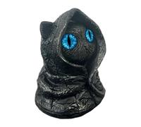 NVOQILIN Gatto nero gotico statuette di gatti neri statua decorazione di Halloween scultura con temi magici Regali amanti dei gatti