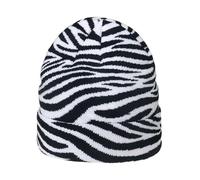 NVOQILIN Halloween Skull Cap Unisex Knit Hat Crochet Cheetah Party Holiday Winter Warm Hat Cute Mucca Pattern Theme Berretti invernali per gli uomini