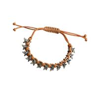 NVOQILIN Lega regolabile intrecciato Dragon Bone stile punk per uomini e donne accessorio alla moda unico design osso di drago con decorazione in lega, 12 1/8, come descritto
