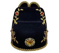NVOQILIN Lussuoso cappello squisito finemente dettagliato per mostrare il tuo gusto individuale per feste culturali Cappelli tradizionali cinesi da uomo Cappello cinese tradizionale per bambini