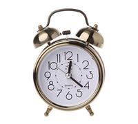 NVOQILIN MEILVMEIJI Retro Desktop Sveglia Meccanica Luce Notte Comodino Metallo