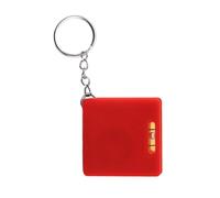 NVOQILIN Piccolo metro a nastro in acciaio con livelle a bolla integrate, lunghezza 1 metro, facile da trasportare, portachiavi