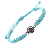 NVOQILIN Pietra opaca multiuso con I Loves You in 100 lingue portatile per esprimere amore nei giorni speciali Corda tessuta a mano, Misura unica, come descritto