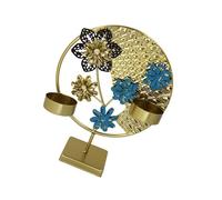 NVOQILIN Portacandele decorativo in ferro con farfalla/fiore che progetta il supporto del candeliere per il tavolo da pranzo di nozze e la decorazione del partito