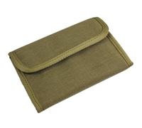 NVOQILIN Portafoglio tattico da esterno compatto Utility portamonete portatile in nylon triplo portafoglio porta carte di credito borsa portatile leggero tatticamente portafoglio, Colore: fango