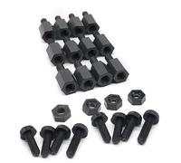 NVOQILIN Quadcopter Flight Controller Stack Viti di Montaggio Set Nylon Vite M2X5/M3X6/M3X8/M3X10 Uso