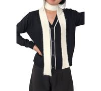 NVOQILIN Sciarpa da collo per donne e uomini, morbida, lavorata a maglia, stretta e lunga, per inverno e autunno, alla moda