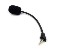 NVOQILIN Sostituzione del microfono del gioco per cuffie da gioco nuvola asta microfono da 3,5 mm con copertura in schiuma LED Cloud Gaming Headset