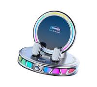 NVOQILIN Supporto per telefono da auto girevole a 360 gradi Supporto per cellulare regolabile Supporto per smartphone montato sul cruscotto con luce parabrezza telefono con luci d'umore