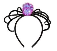 NVOQILIN Tinsels - Cerchietto per capelli a forma di ragno, per servizi fotografici, Halloween, cosplay, feste in costume, copricapo per bambini, donne, punk, fasce per capelli da donna, rock punk